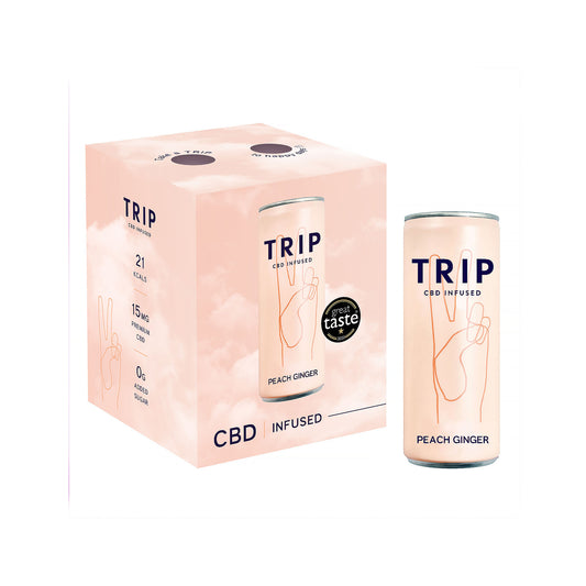 TRIP CBD - Peach Ginger MPK 4x250ml