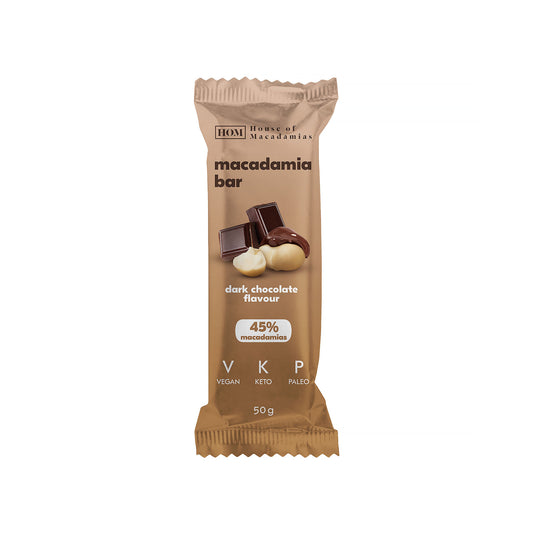 House of Macademias Macadamia Bar Dark Chocolate 50g