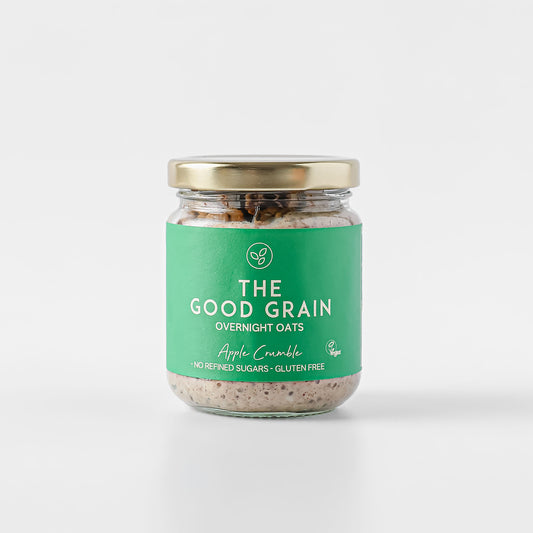 The Good Grain Apple Crumble Overnight Oats