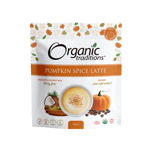 Organic Traditions Pumpkin Spice Latte 150g