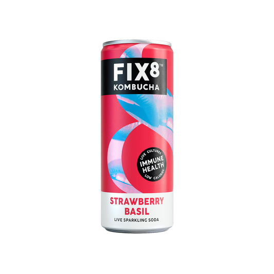 Fix8 Strawberry Basil Kombucha 250ml