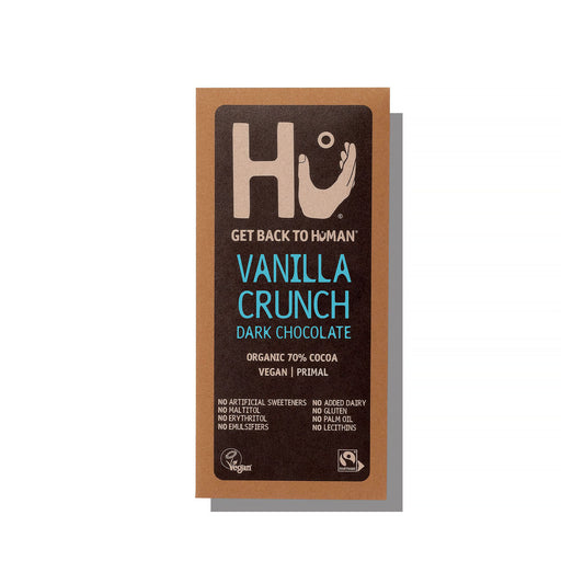 Hu Vanilla Crunch Dark Chocolate Bar 60g