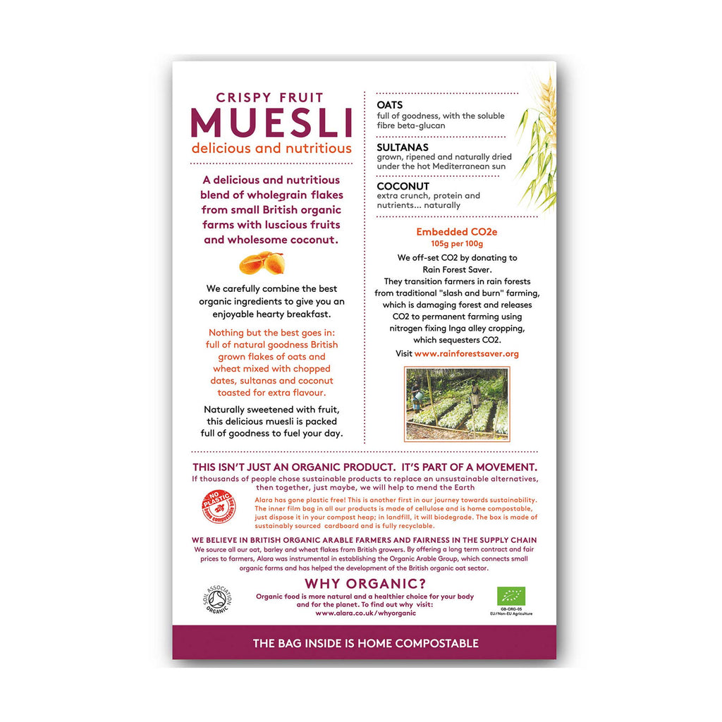 Alara Crispy Fruit Muesli 550g