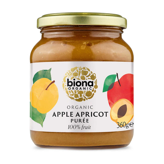 Biona Apple & Apricot Puree 360g