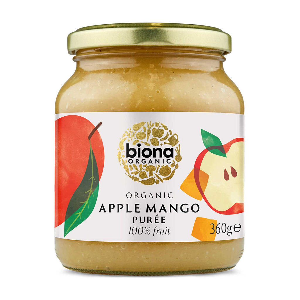 Biona Apple & Mango Puree 350g