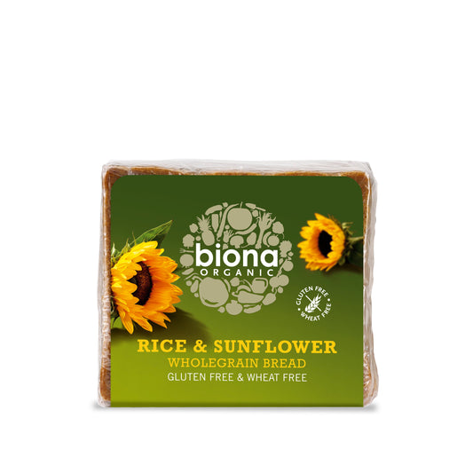 Biona Rice & Sunflower Bread 500g