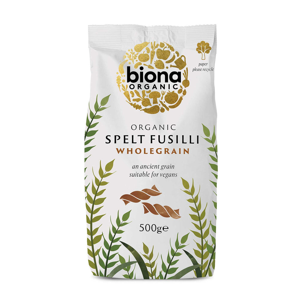 Biona Spelt Fusilli Brown 500g