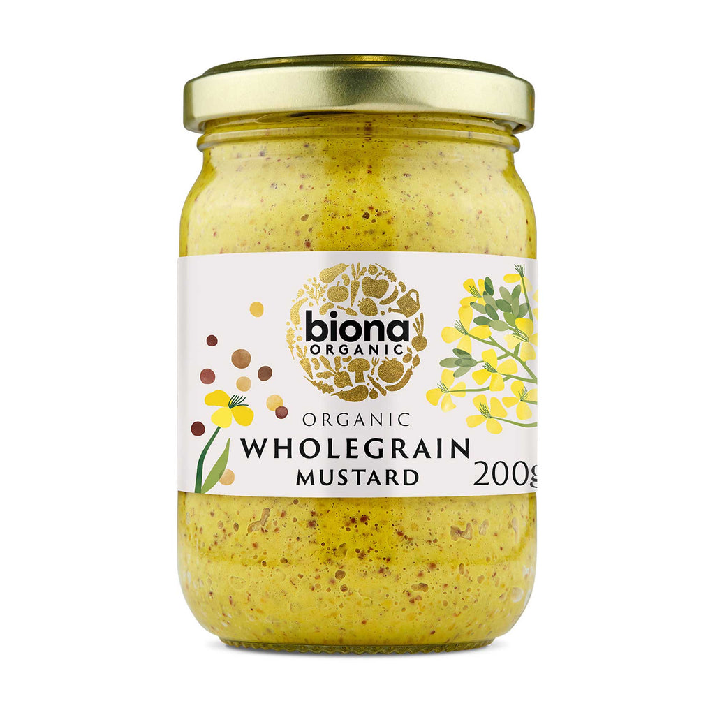 Biona Wholegrain Mustard 200g