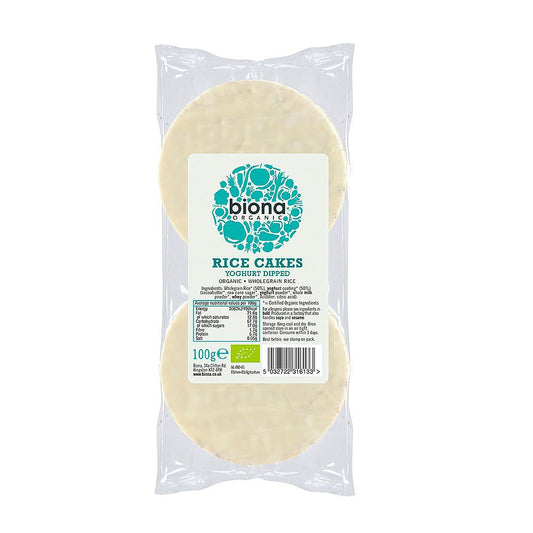 Biona Yoghurt Coated Rice Cakes 100g