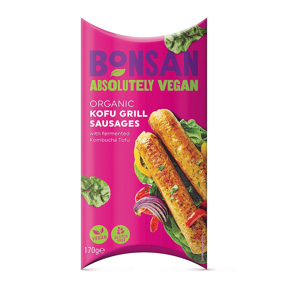 Bonsan KOFU Grill Sausages - Kombucha Cultured Tofu 170g