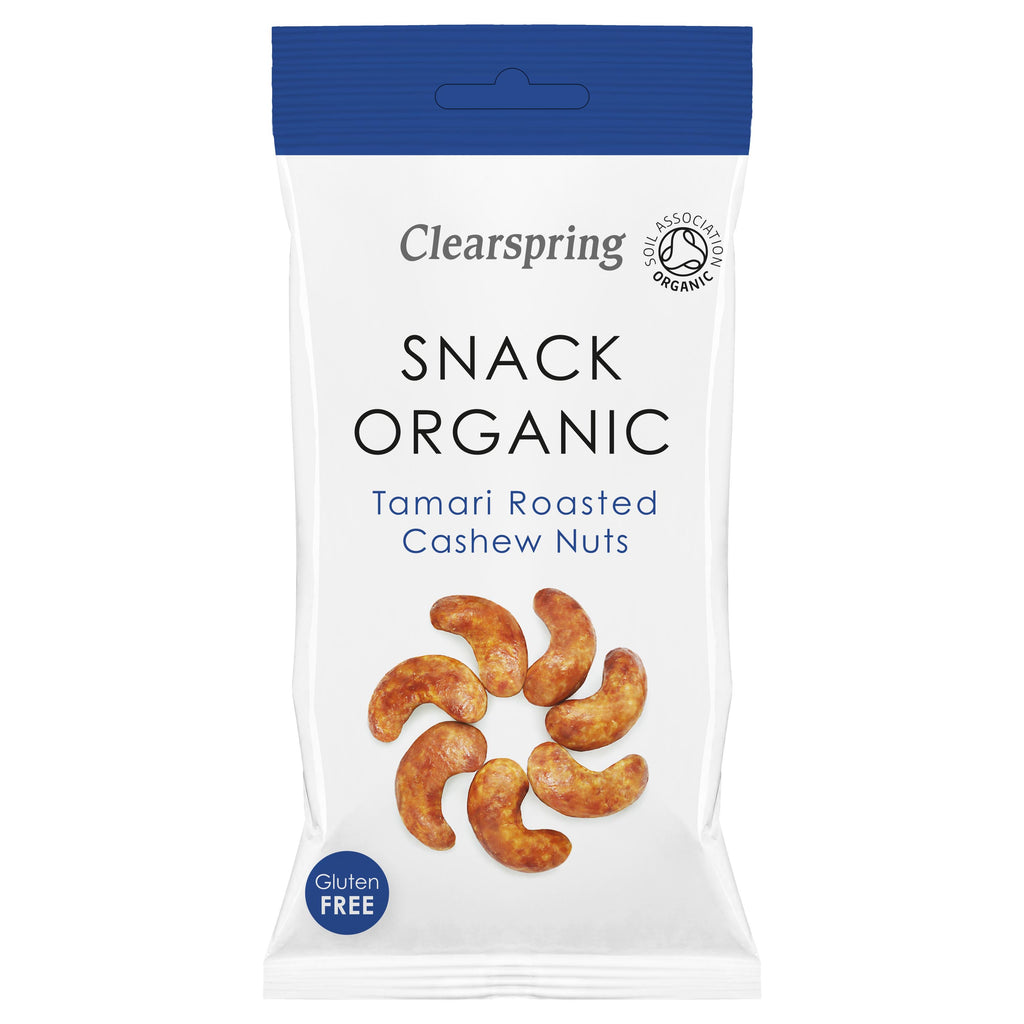 Clearspring Tamari Roasted Cashew Nuts 30g