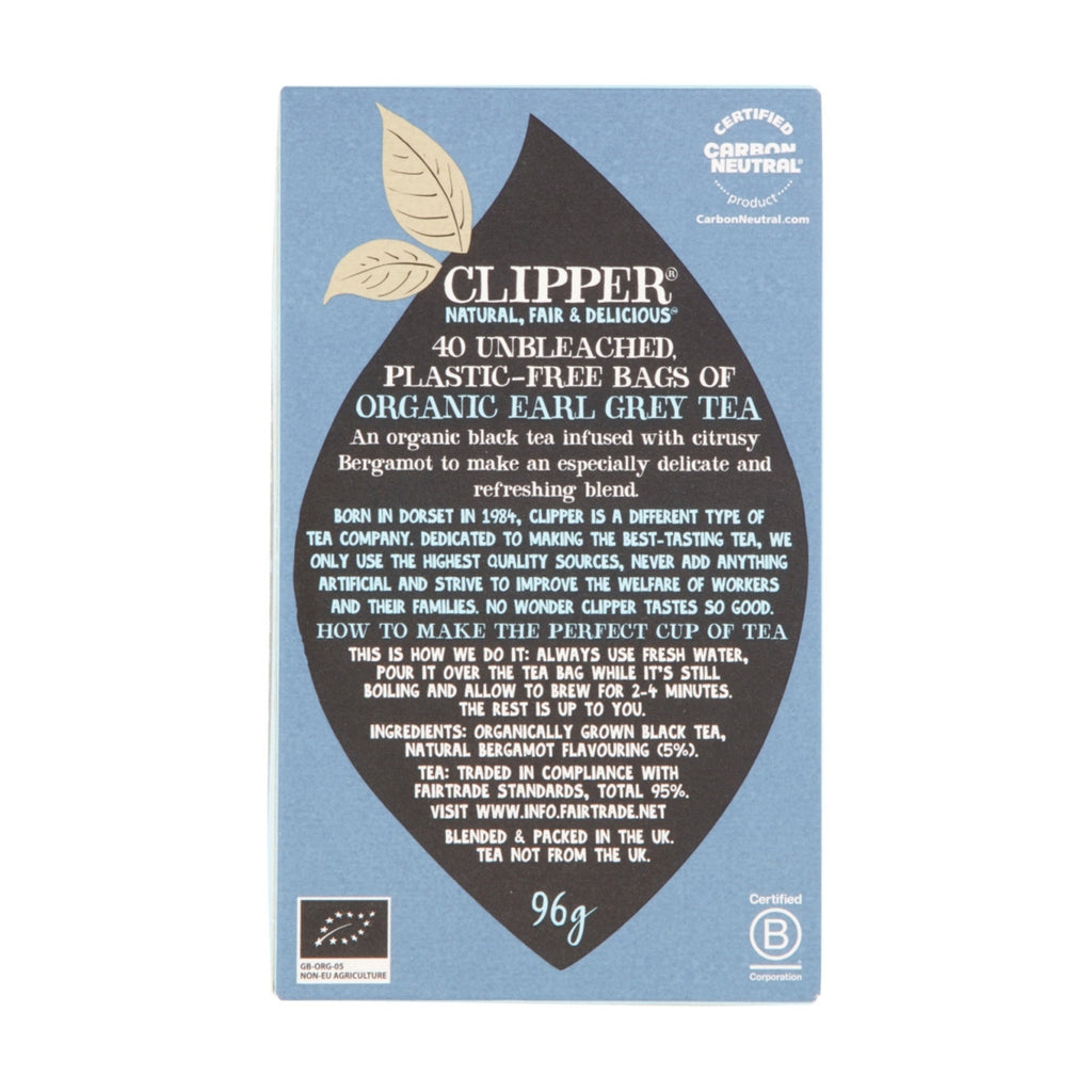 Clipper Fair Trade Earl Grey 40 bags