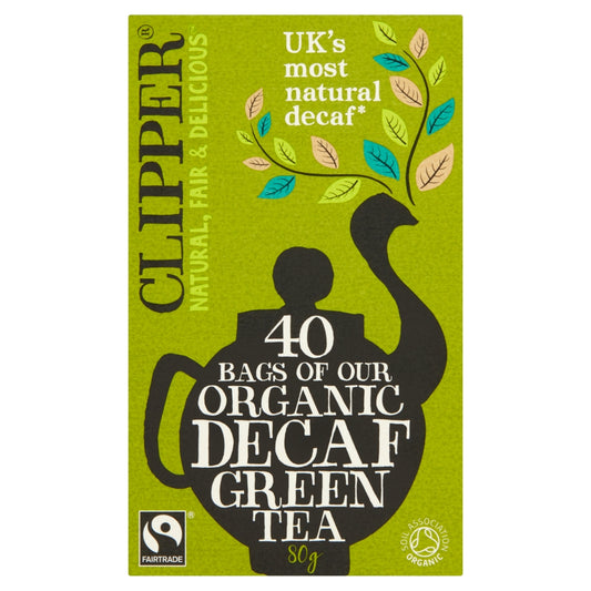 Clipper Fair Trade Green Tea Decaf 40 bags