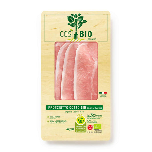 Cosi Bio Prosc Cotto Sliced 80g