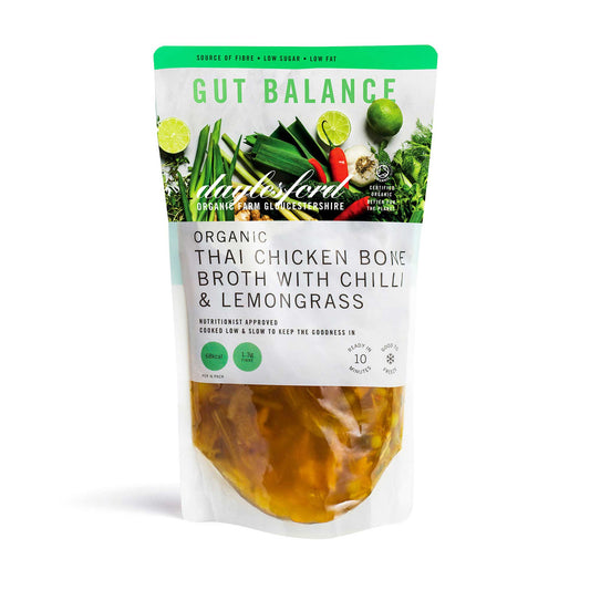 Daylesford Thai Chicken Broth with Chilli & Lemongrass 500g