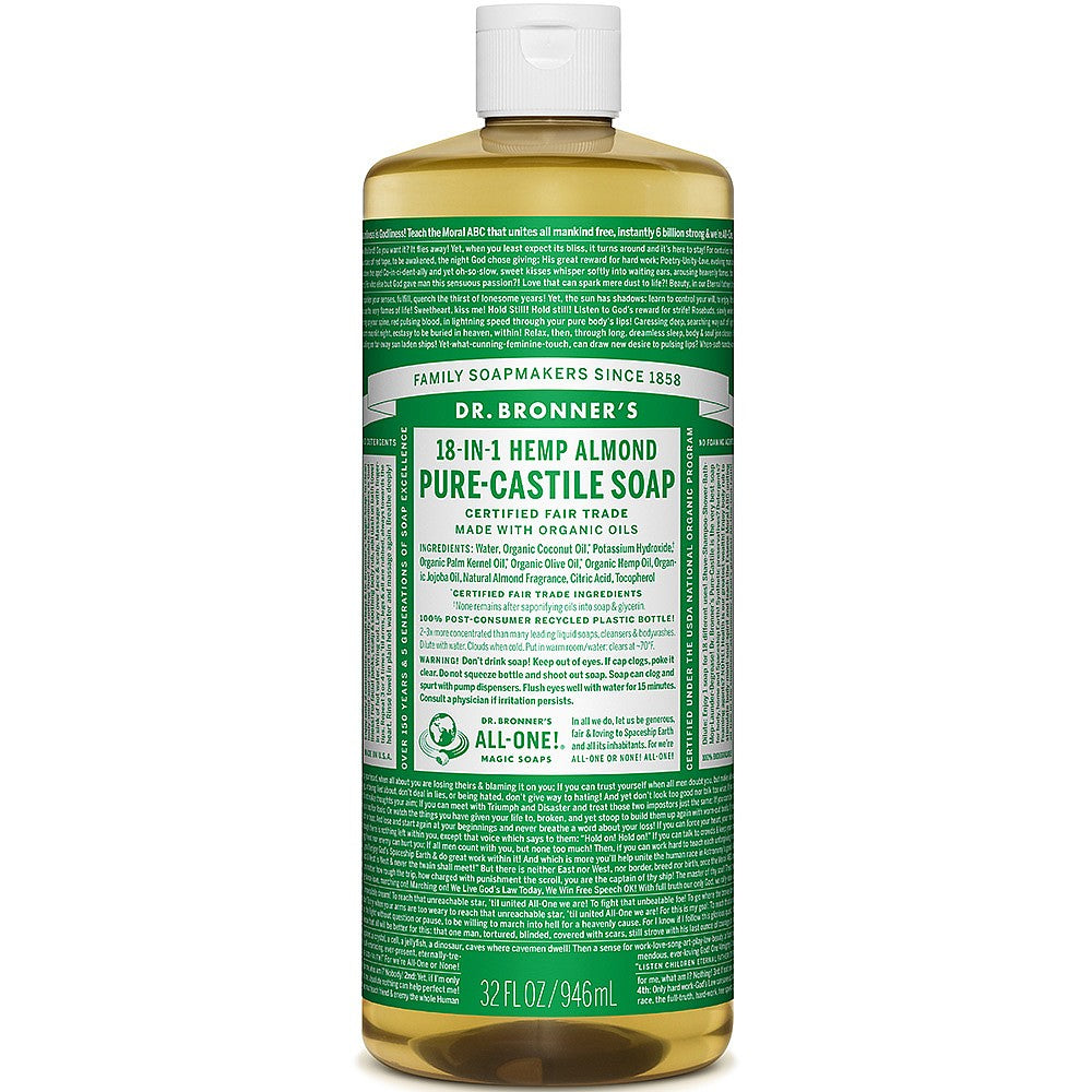 Dr Bronner's Almond Liquid Soap 946ml