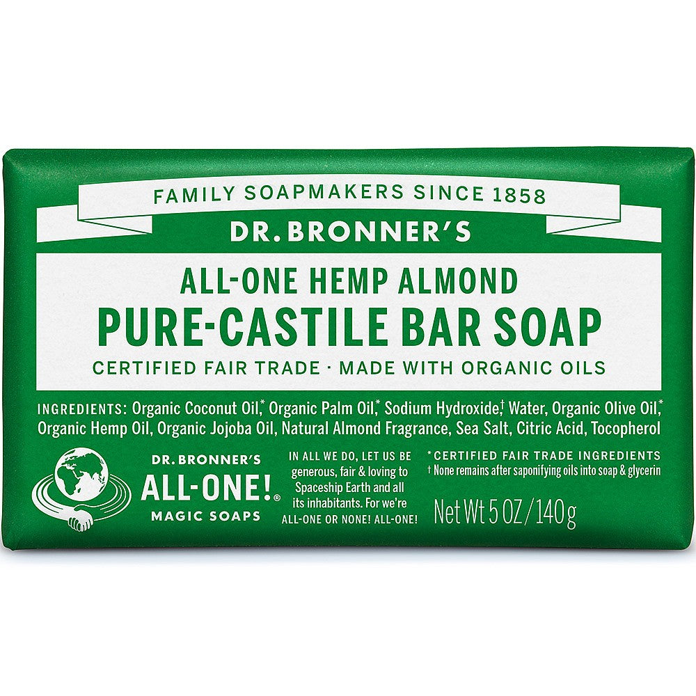 Dr Bronner's Almond Soap Bar 140g