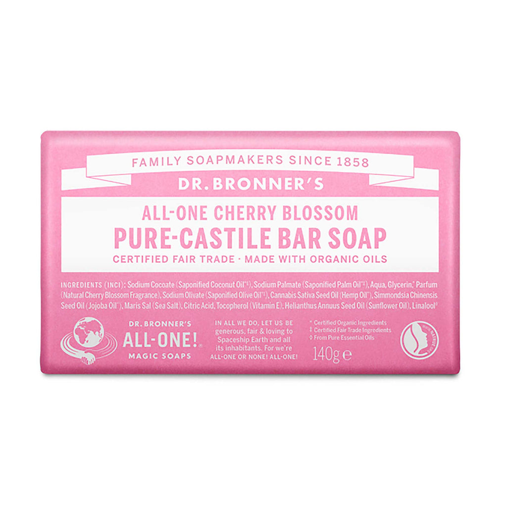 Dr Bronner's Cherry Blossom Bar Soap 140g