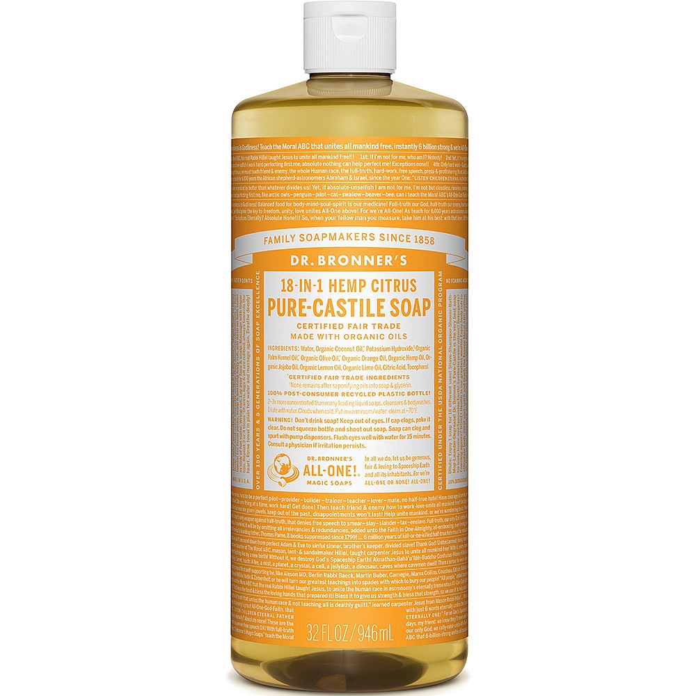 Dr Bronner's Citrus Liquid Soap 946ml