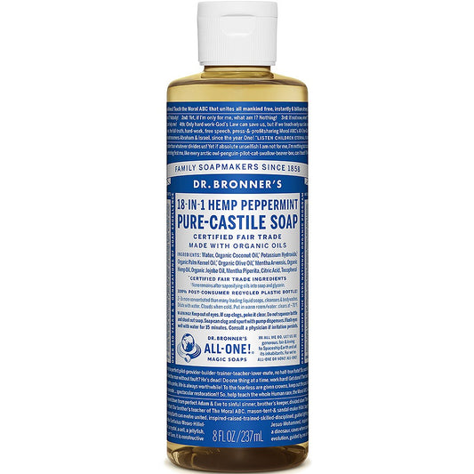 Dr Bronner's Peppermint Liquid Soap 237ml