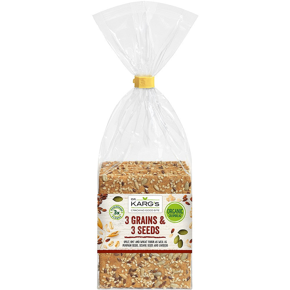 Dr Karg 3 Grains & 3 Seeds Crispbread 200g