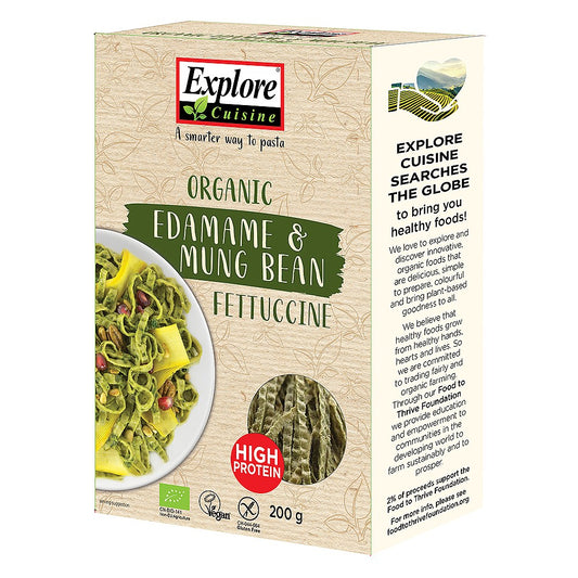 Explore Cuisine Edamame &amp; Mung Bean Fettuccini 200g