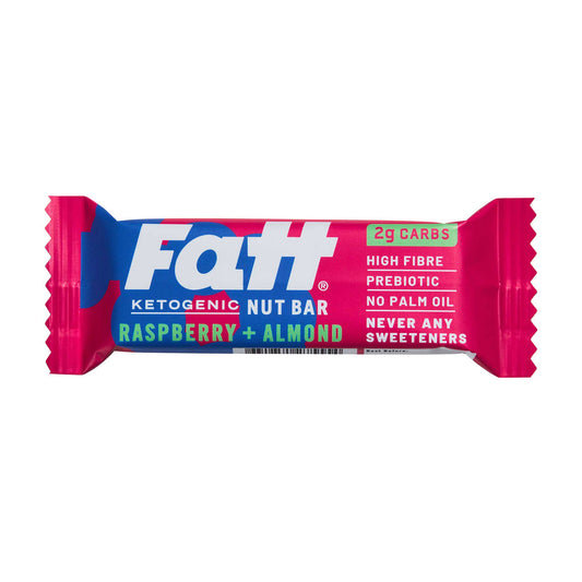 FattBar Raspberry & Almond Bar 30g