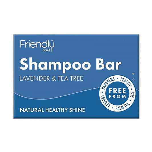 Friendly Soap Natural Shampoo Bar - Lavender & Tea Tree 95g