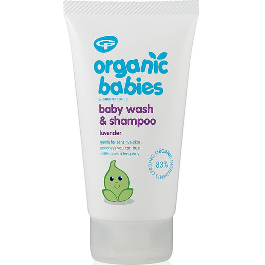 Green People Babies Baby Wash &amp; Shampoo - Lavender 150ml