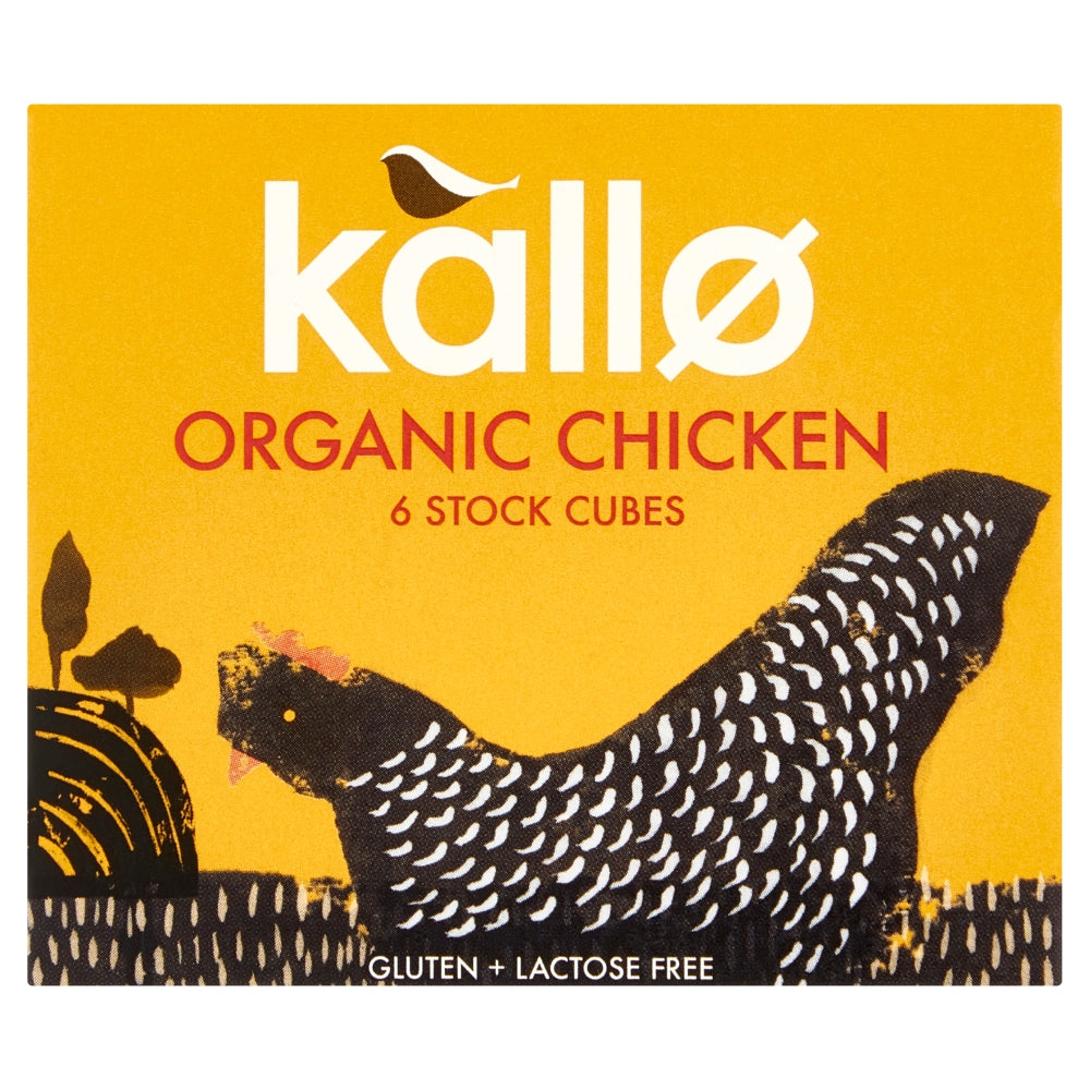 Kallo Organic Chicken Stock Cube 66g