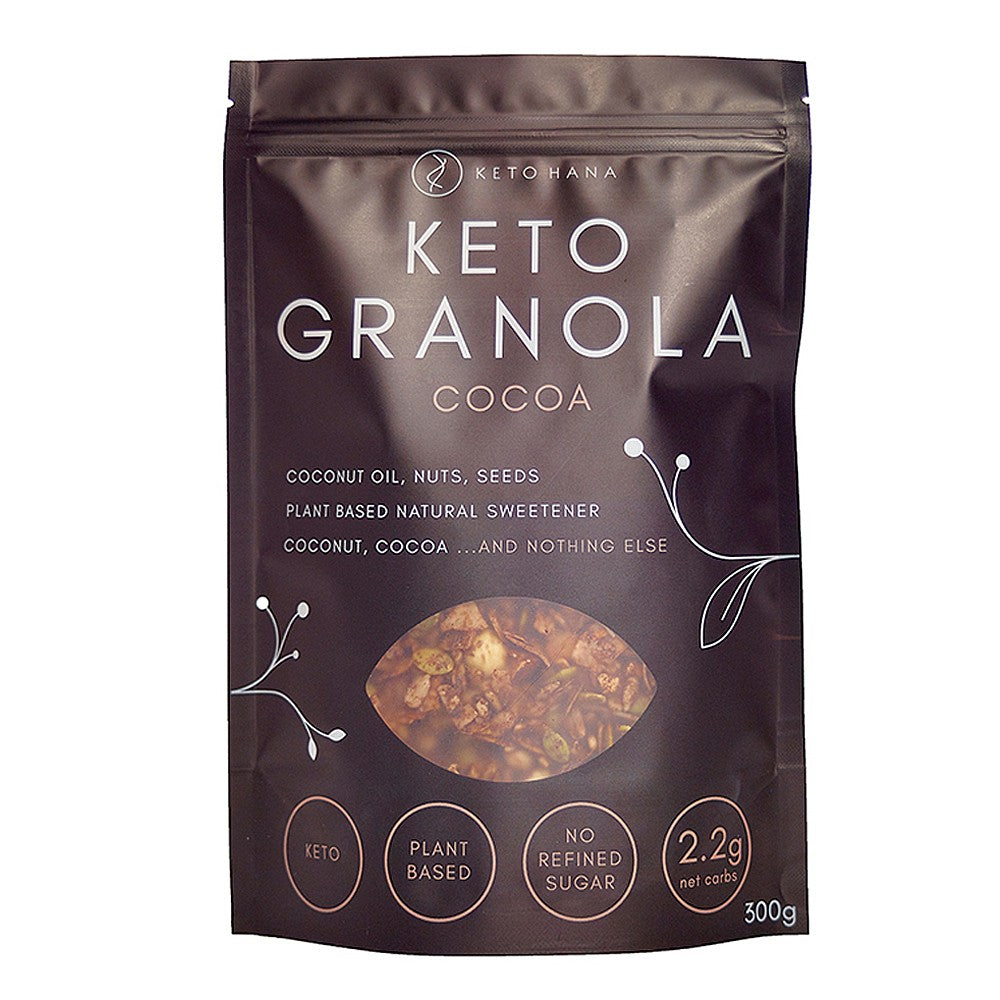 Keto Hana Keto Friendly Granola - Cocoa 300g