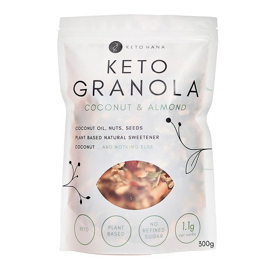 Keto Hana Keto Friendly Granola - Coconut & Almond 300g