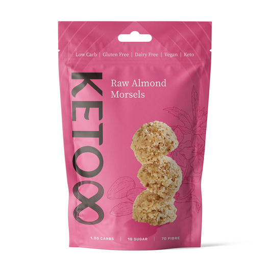 Keto8 Raw Almond Morsels 120g