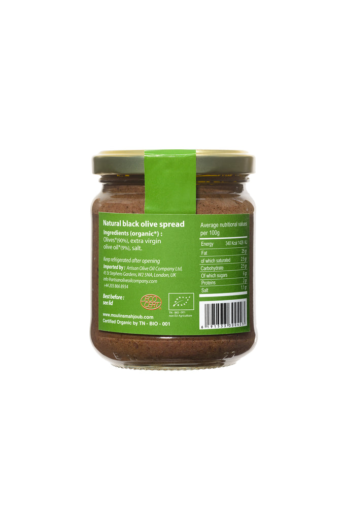 Les Moulins Mahjoub Black Olive Spread 200g