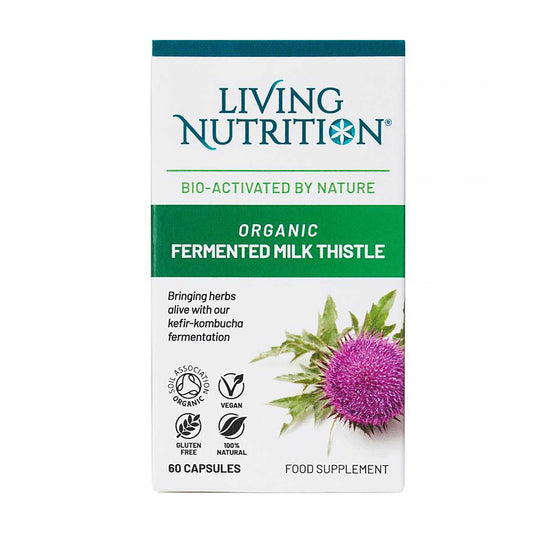 Living Nutrition Fermented Milk Thistle 60 Caps