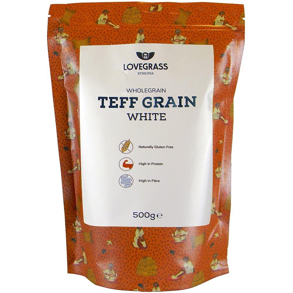 Lovegrass White Teff Grain 500g