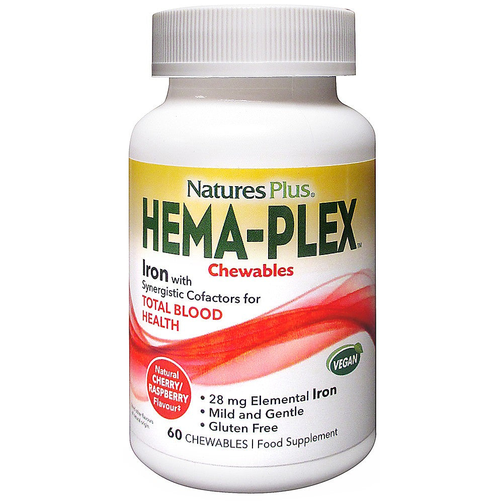 Nature's Plus Hema-Plex Chewables 60 chewables