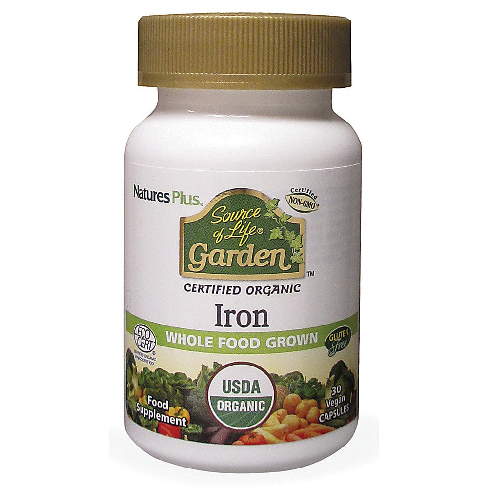 Nature's Plus Source of Life Garden Iron 30 caps