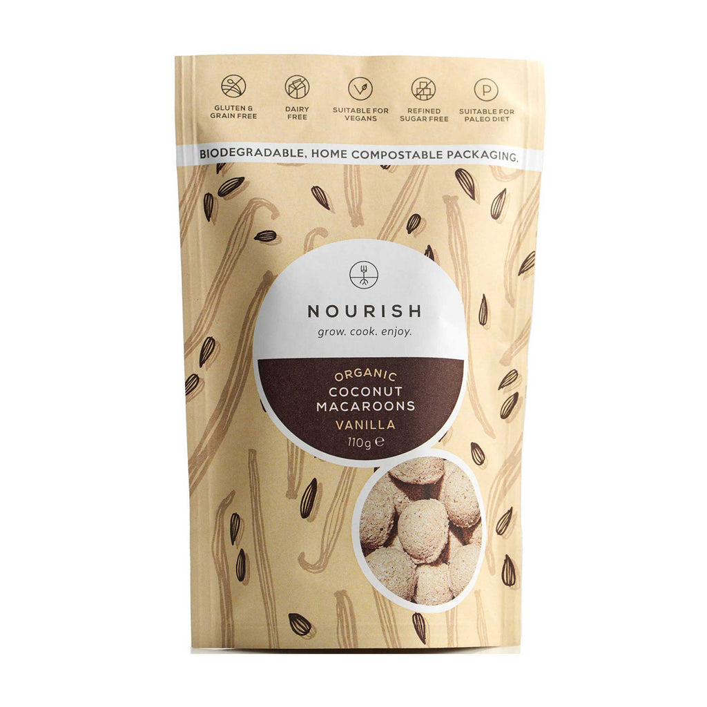 Nourish Vanilla Coconut Macaroons 110g