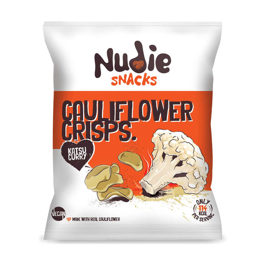 Nudie Snacks Cauliflower Crisps Katsu Curry 80g