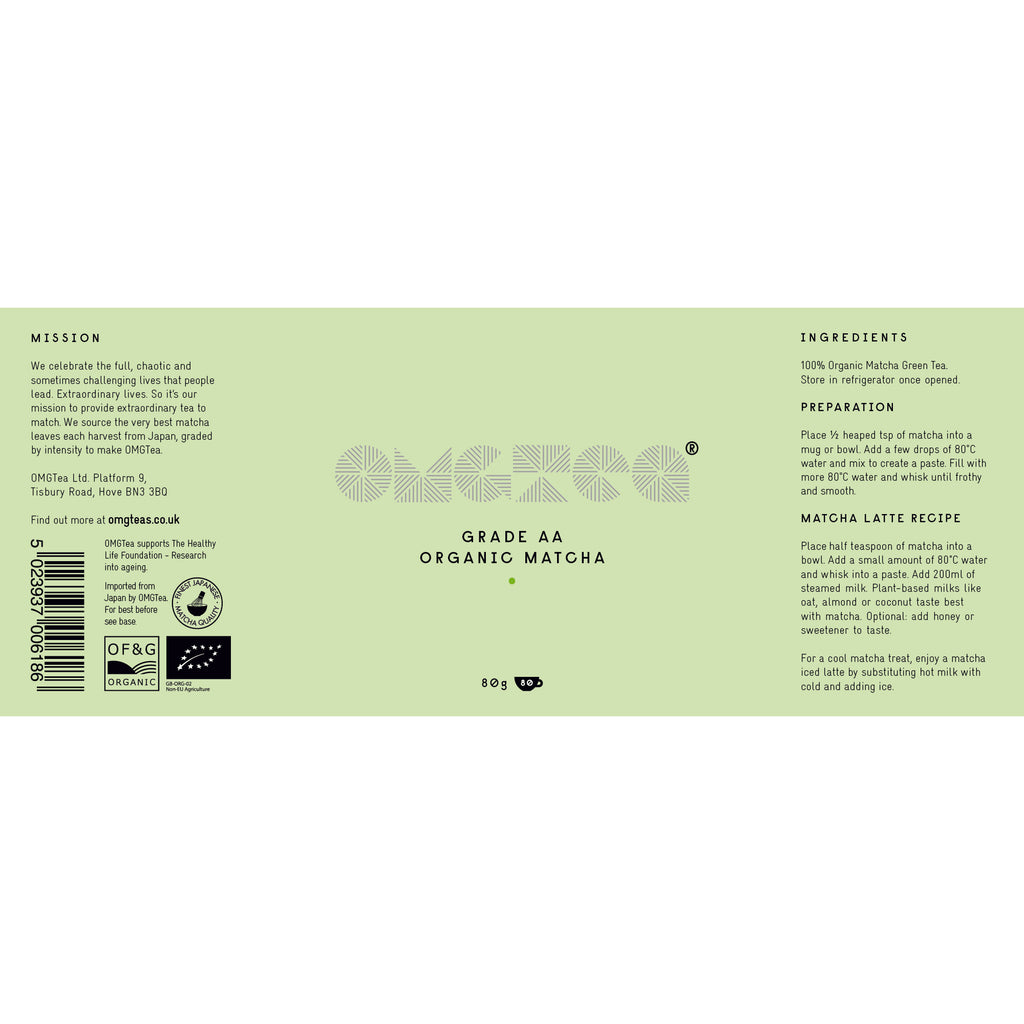 OMGTEA AA Grade Matcha 80g