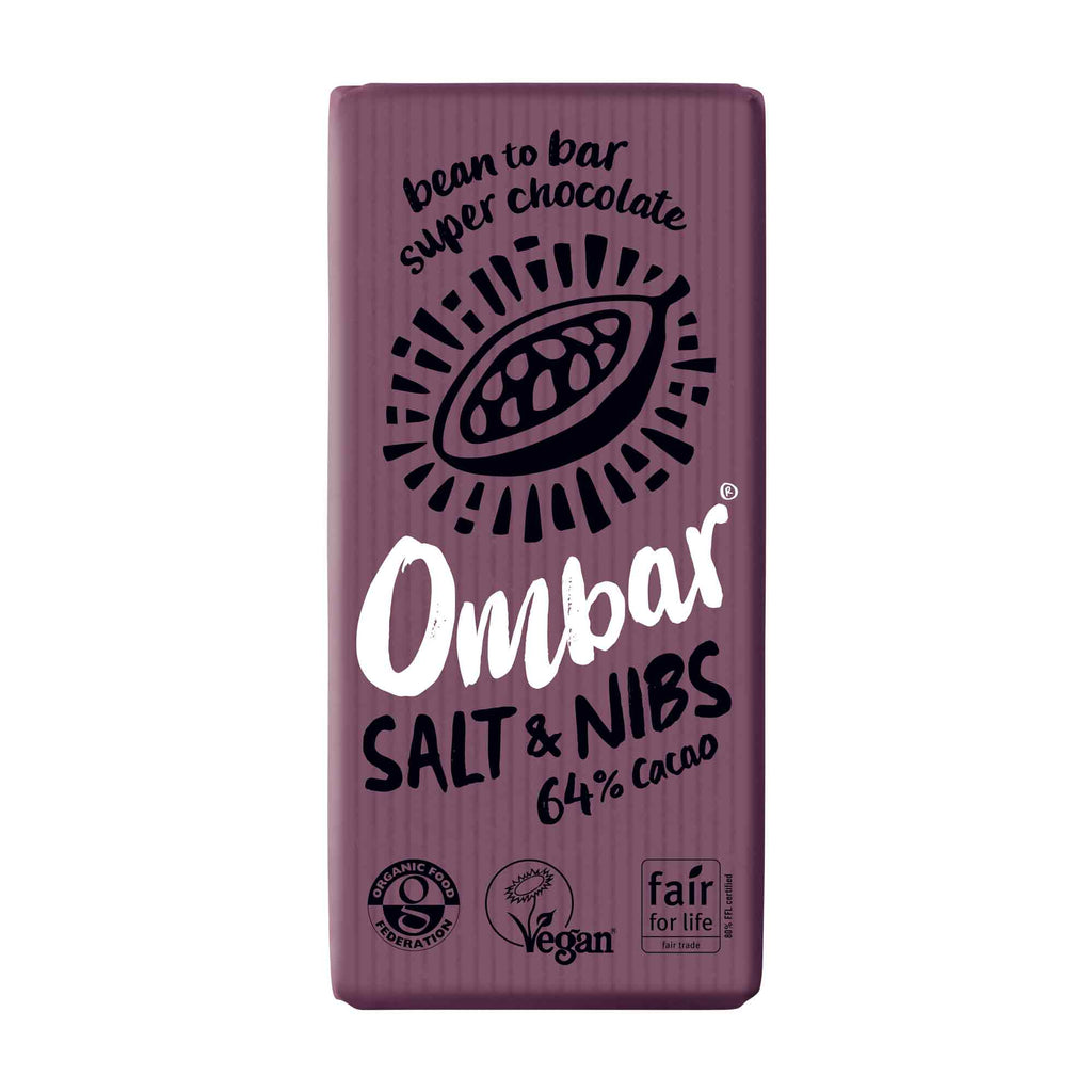 Ombar 64% Salt & Nibs 70g