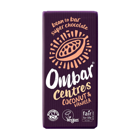 Ombar Coconut & Vanilla Centres 70g