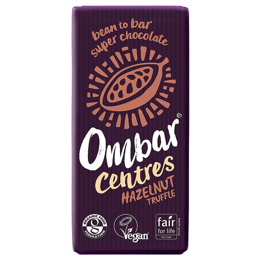 Ombar Hazelnut Truffle Centres 70g