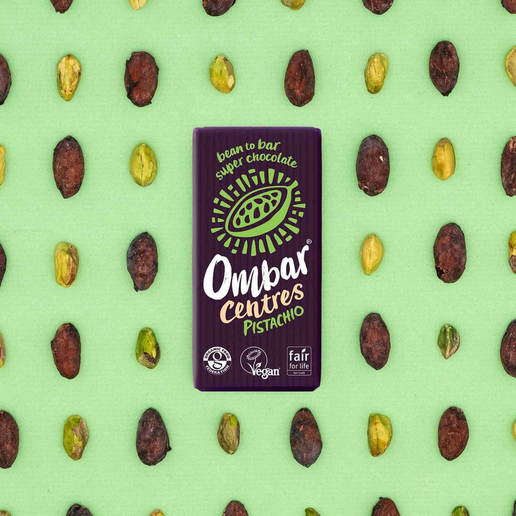 Ombar Pistachio Centres 70g