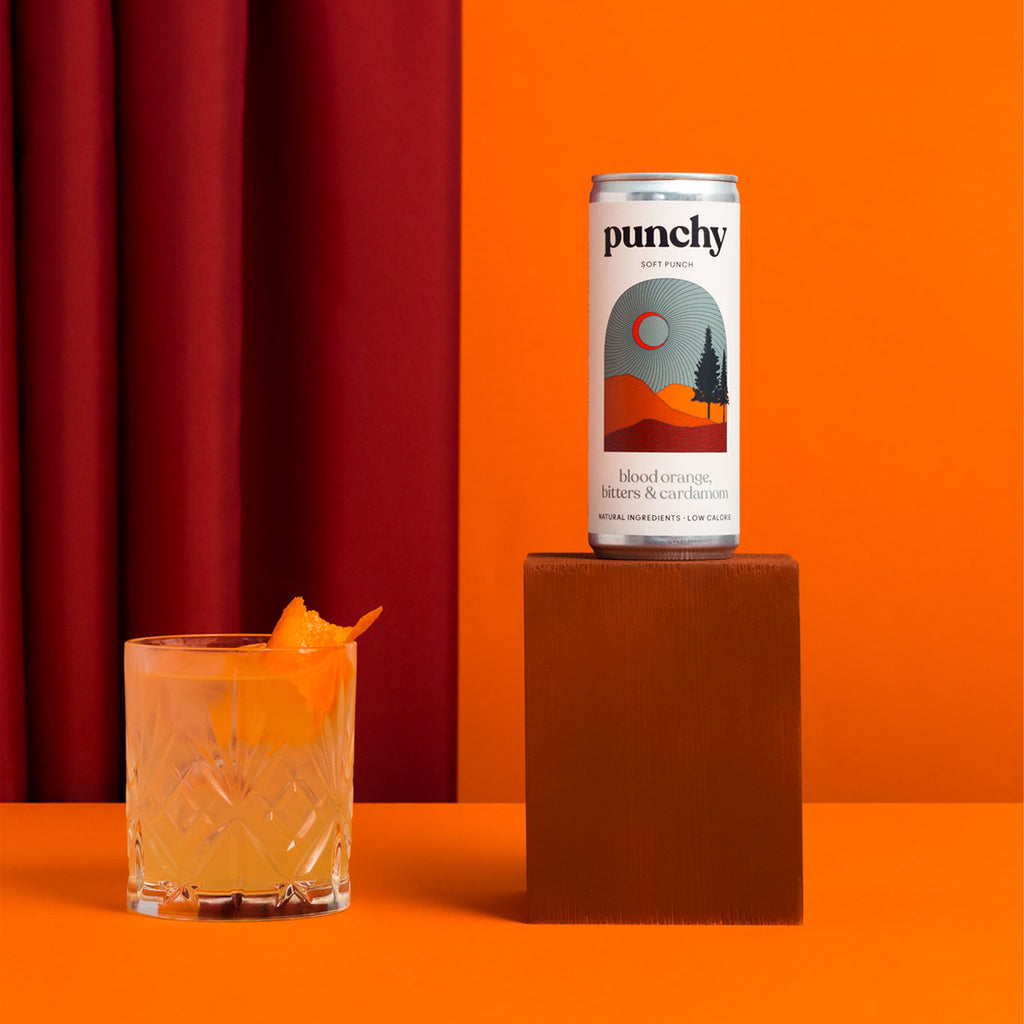 Punchy Drinks Blood Orange, Bitters & Cardamom 250ml