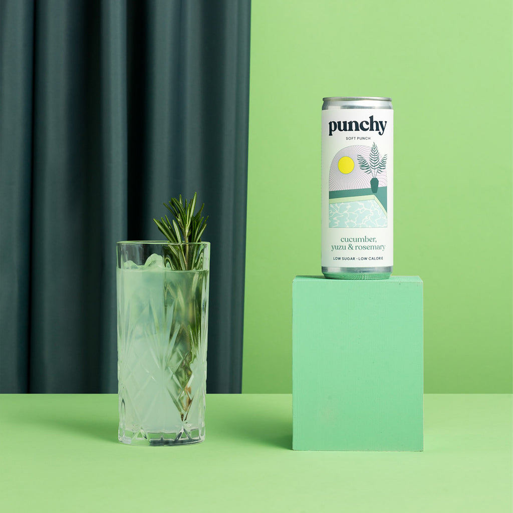 Punchy Drinks Yuzu, Cucumber & Rosemary 250ml