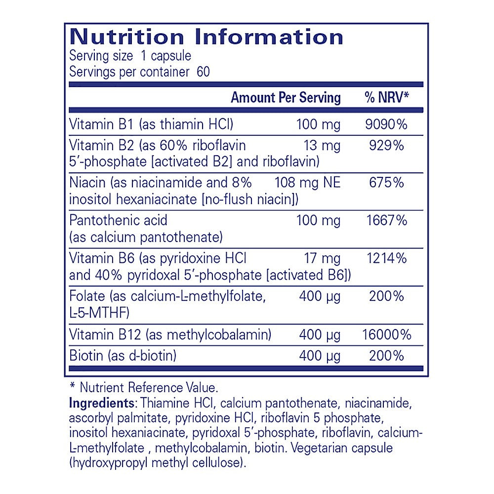 Pure Encapsulations B-Complex Plus 60