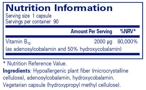 Pure Encapsulations B12 (adenosyl/hydroxy) 90