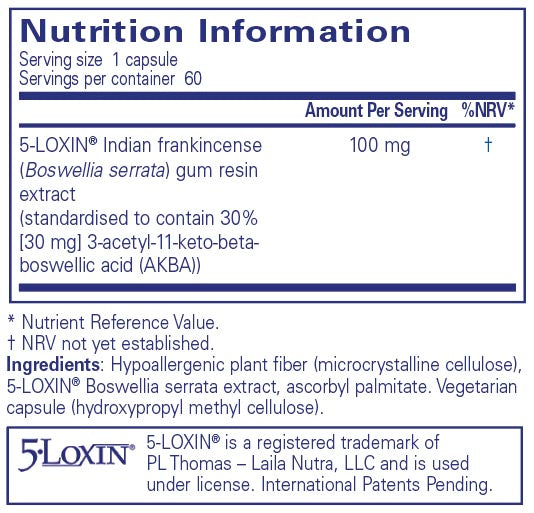 Pure Encapsulations Boswellia AKBA 60 caps